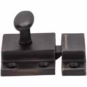  Latches Collection 1-3/4'' W x 1-3/4'' W Two Piece Spring Loaded Cupboard Latch In Brushed Oil Rubbed Bronze