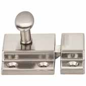  Latches Collection 1-3/4'' W x 1-3/4'' W Two Piece Spring Loaded Cupboard Latch In Satin Nickel