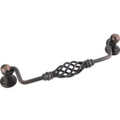  Zurich Collection 7-3/16'' W Twisted Iron Cabinet Bail Pull in Brushed Oil Rubbed Bronze