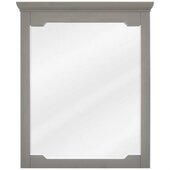  Chatham Beveled Glass Mirror in Grey Finish, 28'' W x 1-1/2'' D x 34'' H