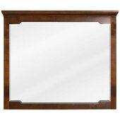  Chatham Beveled Glass Mirror in Chocolate Finish, 40'' W x 1-1/2'' D x 34'' H