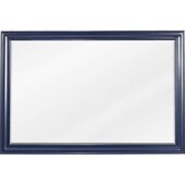  Douglas Beveled Glass Horizontal Mirror in Hale Blue Finish, 42'' W x 1-1/4'' D x 28'' H