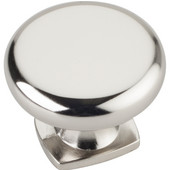  Belcastel 1 Collection 1-3/8'' Diameter Forged Look Flat Bottom Cabinet Knob in Polished Nickel