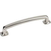  Belcastel 1 Collection 5-7/8'' W Forged Look Flat Bottom Pull in Polished Nickel