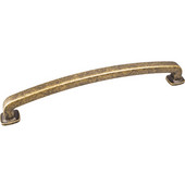  Belcastel 1 Collection 13-1/4'' W Forged Look Flat Bottom Appliance Pull in Distressed Antique Brass