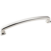  Belcastel 1 Collection 13-1/4'' W Forged Look Flat Bottom Appliance Pull in Polished Nickel