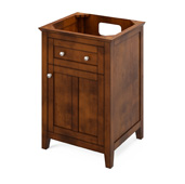  24'' Chocolate Chatham Bathroom Vanity Base Cabinet Only, 24'' W x 21-1/2'' D x 35'' H