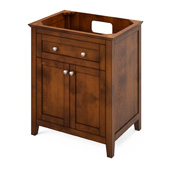  30'' Chocolate Chatham Bathroom Vanity Base Cabinet Only, 30'' W x 21-1/2'' D x 35'' H