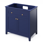  36'' Hale Blue Chatham Bathroom Vanity Base Cabinet Only, 36'' W x 21-1/2'' D x 35'' H