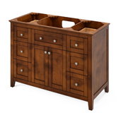  48'' Chocolate Chatham Bathroom Vanity Base Cabinet Only, 48'' W x 21-1/2'' D x 35'' H