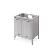  30'' Grey Percival Bathroom Vanity Base Cabinet Only, 30'' W x 21-1/2'' D x 35'' H