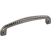  Rhodes Collection 5-13/16'' W Cabinet Pull with Rope Detail in Brushed Black Nickel