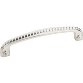  Rhodes Collection 5-13/16'' W Cabinet Pull with Rope Detail in Satin Nickel