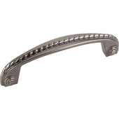  Rhodes Collection 4-1/2'' W Cabinet Pull with Rope Detail in Brushed Pewter