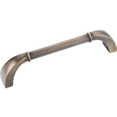  Cordova Collection 5-7/16'' W Cabinet Pull in Antique Brushed Satin Brass