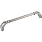 Cordova Collection 6-11/16'' W Cabinet Pull in Distressed Pewter