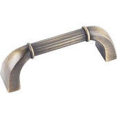  Cordova Collection 3-3/8'' W Cabinet Pull in Antique Brushed Satin Brass