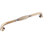  Glenmore Collection 13-5/16'' W Ribbed Appliance Pull in Antique Brushed Satin Brass