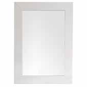  Weston 29'' Rectangular Mirror In Bright White, 29''W x 3/4''D x 40''H