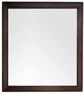  Bristol 44'' Wall Mounted, Framed Rectangular Mirror In Burnished Mahogany, 44''W x 1-1/4''D x 40''H