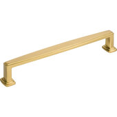  160 mm (6-3/10'') Center-to-Center Brushed Gold Richard Cabinet Pull