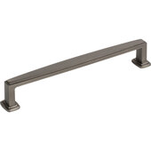  160 mm (6-3/10'') Center-to-Center Brushed Pewter Richard Cabinet Pull