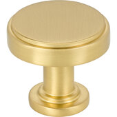  1-1/4'' Diameter Brushed Gold Richard Cabinet Knob