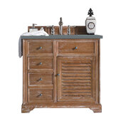  Savannah 36'' Single Vanity Cabinet, Driftwood, No Countertop
