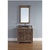  Savannah 36'' Single Vanity Cabinet, Driftwood, No Countertop