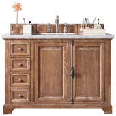  Providence 48'' W Driftwood Single Vanity with 3cm (1-3/8'') Thick Carrara Marble Top