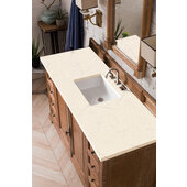  Providence 60'' W Driftwood Single Vanity with 3cm (1-3/8'') Thick Eternal Marfil Quartz Top