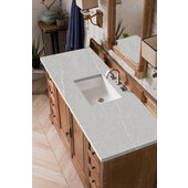  Providence 60'' W Driftwood Single Vanity with 3cm (1-3/8'') Thick Eternal Serena Quartz Top