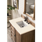  Providence 36'' W Driftwood Single Vanity with 3cm (1-3/8'') Thick Eternal Marfil Quartz Top