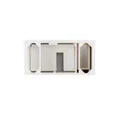  Providence 48'' Single Vanity Cabinet, Bright White, No Countertop
