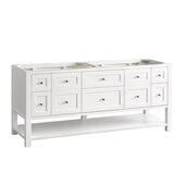  Breckenridge 72'' Double Vanity in Bright White, Base Cabinet Only