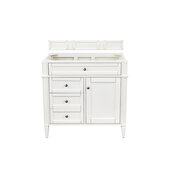  Brittany 36'' Single Cabinet, Bright White, No Countertop