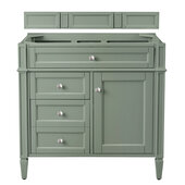  Brittany 36'' Single Vanity in Smokey Celadon, Base Cabinet Only