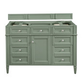  Brittany 48'' Single Vanity in Smokey Celadon, Base Cabinet Only