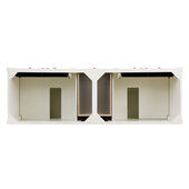  Brittany 72'' Double Cabinet, Bright White, No Countertop