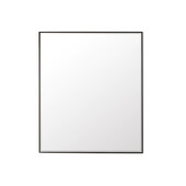  Rohe 36'' W x 42'' H Wall Mounted Mirror with Matte Black Frame
