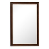  Glenbrooke 26'' W x 40'' H Wall Mounted Rectangle Mirror with Burnished Mahogany Frame