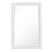  Glenbrooke 26'' W x 40'' H Wall Mounted Rectangle Mirror with Bright White Frame