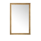  Glenbrooke 26'' W x 40'' H Wall Mounted Rectangle Mirror with Light Natural Oak Frame