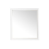  Glenbrooke 36'' W x 40'' H Wall Mounted Rectangle Mirror with Bright White Frame