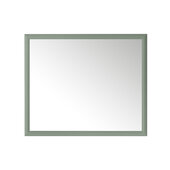  Glenbrooke 48'' W x 40'' H Wall Mounted Rectangle Mirror with Smokey Celadon Frame