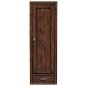  Addison 12'' Depth Petitie Tower Hutch, Right Side, Mid Century Acacia, 14-7/8'' W x 11-7/8'' D x 45'' H