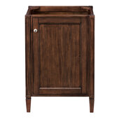  Britannia 24'' Single Vanity Base Cabinet Only in Mid Century Acacia, 23-5/8'' W x 18-1/8'' D x 33-1/2'' H