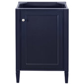  Britannia 24'' Single Vanity Base Cabinet Only in Navy Blue, 23-5/8'' W x 18-1/8'' D x 33-1/2'' H