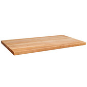  3'' Thick Hard Rock Maple Edge Grain Butcher Block Island Countertop, Oil Finish, Available in Multiple Widths & Depths