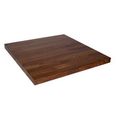  3'' Thick American Black Walnut Edge Grain Butcher Block Island Countertop, Oil Finish, Available in Multiple Widths & Depths